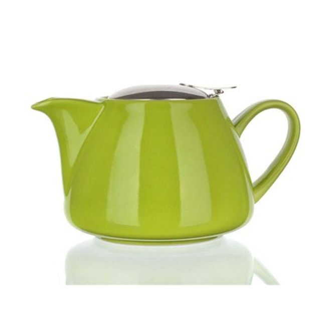 BANQUET Чайник с капак от неръждаема стомана и цедка BONNET 1,2 л, зелен, OK PD_1028304 1