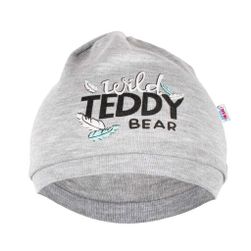 Dojčenská bavlnená čiapočka RW_cepicka-wild-teddy-nbyo206