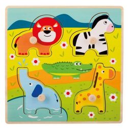 Drevené puzzle s úchytmi Zvieratká na lúke 12m+ TL_c5evyv58jisv0a79kety