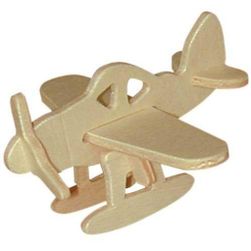 Woodcraft Fa 3D puzzle mini kirakós játék repülőgép PD_1487022