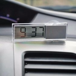 Cyfrowy zegar do samochodu z przyssawką