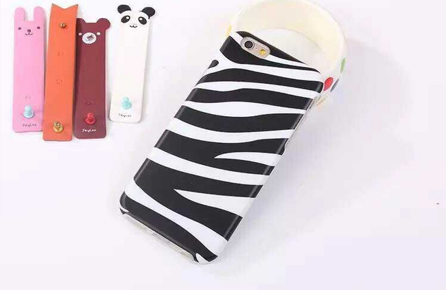 Plastový ochranný kryt na iPhone 5S, 6 a 6 plus - motiv zebra 1