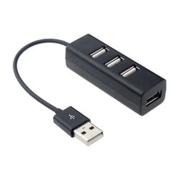 Mini USB hub se čtyřmi porty - 2 barvy