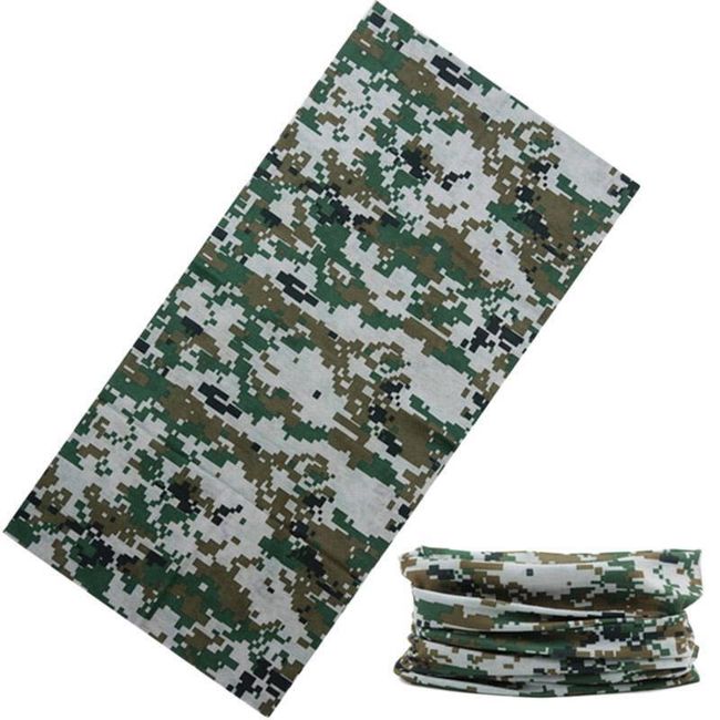Multifunkční outdoorový šátek - různé varianty 1