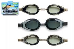 Plavecké okuliare asst 3 druhy na karte 20x15x5cm 14+ RM_00830010