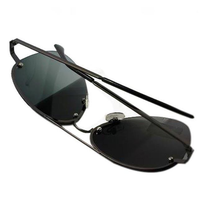 Sluneční brýle - pilotky v tmavé barvě s polarizovanými skly 1