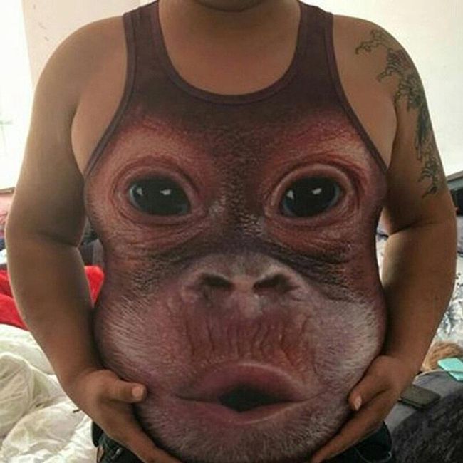 Spodnja majica s sliko orangutana 1