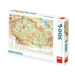 Zemljevid Češke republike 500 kosov UM_11DN502321