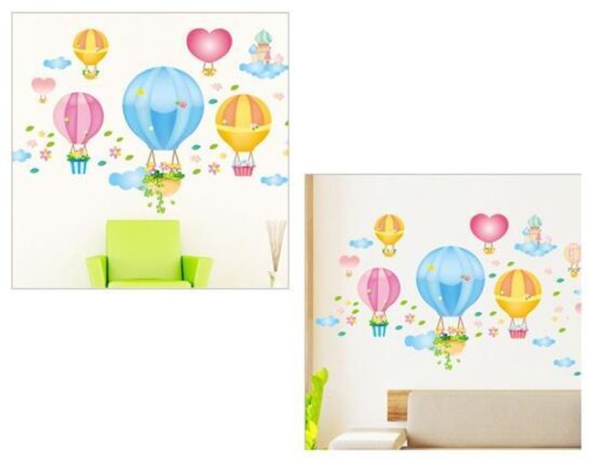 Samolepka na stenu - Farebné balóny 1