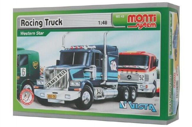 Stavebnica Monti System MS 43 Racing Truck Western star 1:48 v krabici 22x15x6cm RM_40000043 1