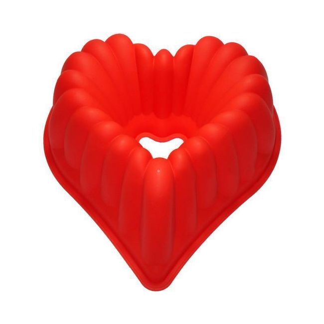 Silikonová forma ve tvaru srdce 1