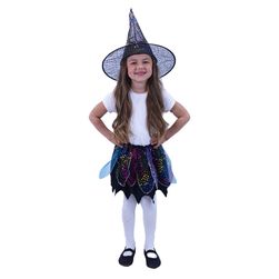 Detský kostým tutu sukne čarodejnice / Halloween RZ_204331