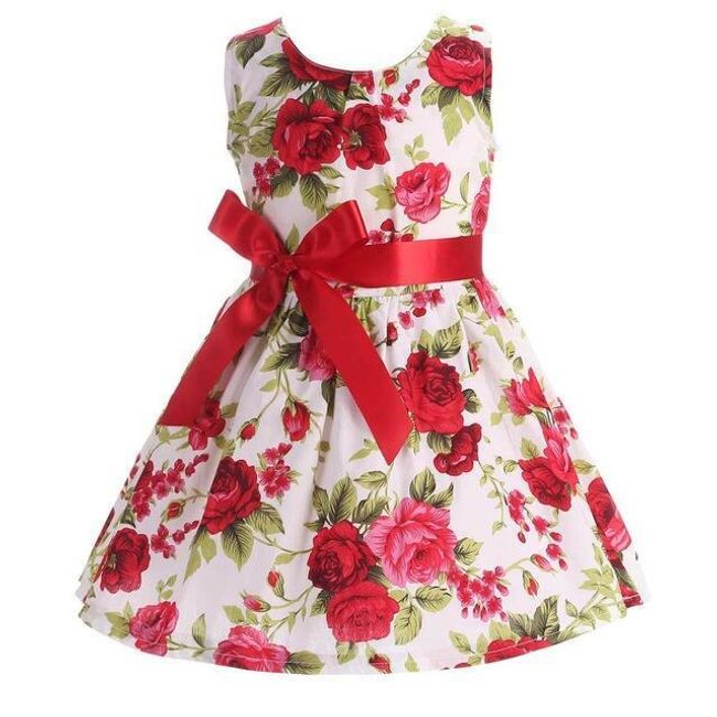 Rochie Florală Cu Panglică Pentru Fetițe 7 Variante Shipgratis Ro