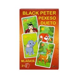 Hra čierny Peter 3v1 Mláďatá UM_9H0721