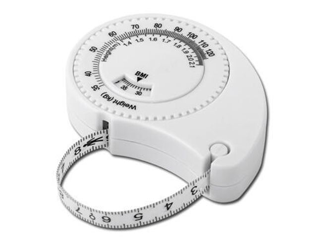 Biely zvinovací meter - vhodný k meraniu telesných rozmerov 1