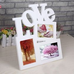 Okvir za fotografije z besedo LOVE