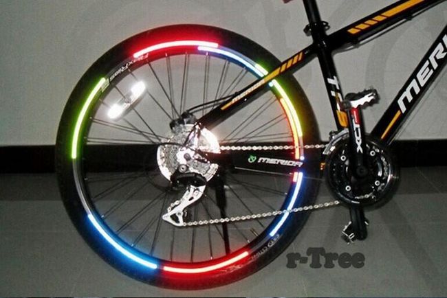 Reflektirajuće nalepnice za točak bicikla - više boja 1
