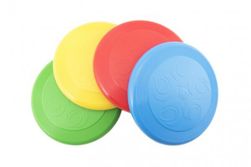 Latający spodek Frisbee plastikowy 23cm 4 kolory 12m + RM_00880016