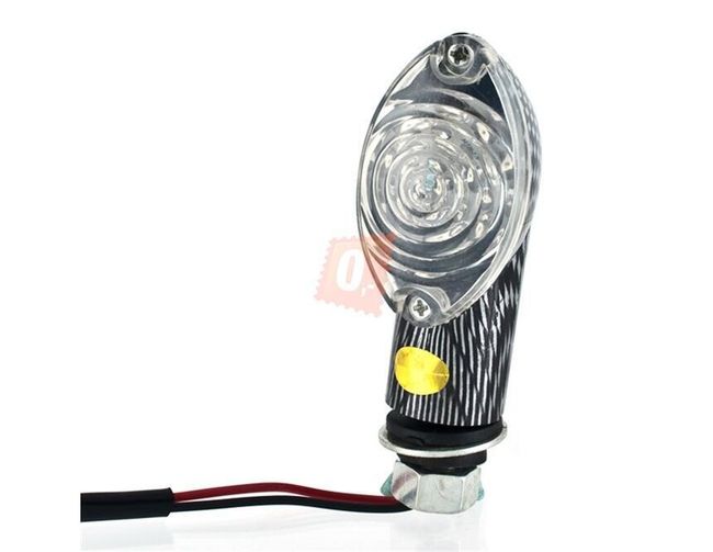 LED blinkry na motocykl 2ks - 12 LED diod, imitace karbon 1