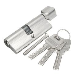 Wkładka do zamka drzwiowego z guzikiem i kompletem 3 kluczy
