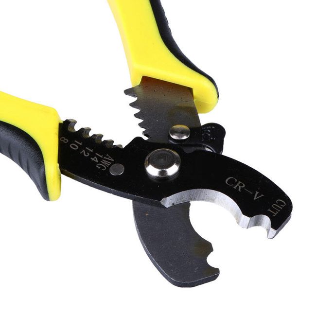 Multifunkční nůžky na kabely - žluté 1