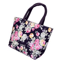 Poletna torbica s cvetličnim vzorcem