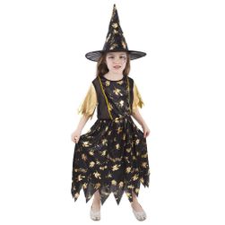 Detský kostým čarodejnice / Halloween (M) RZ_423237