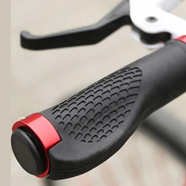 red bike handle grips