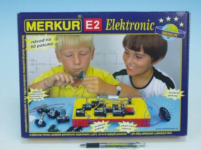 Stavebnica MERKUR E2 elektronic v krabici 36x27x6cm RM_34000053 1