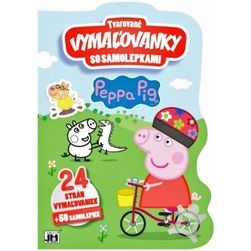 Peppa Pig - книжка за оцветяване със стикери UM_25J1724-8