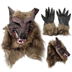 Halloweenská maska - vlk - různé varianty