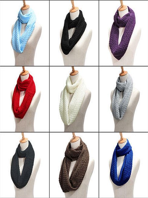 Зимовий шарф 9 кольорів 1