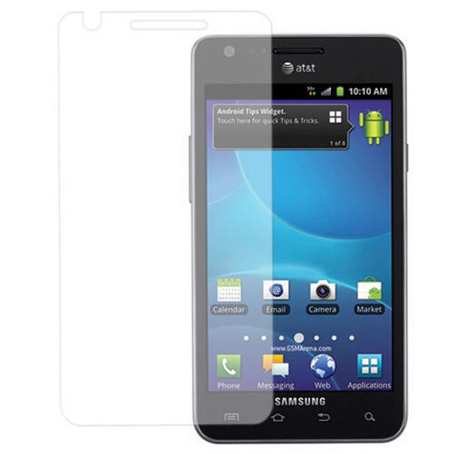 Transparentní ochranná folie pro Samsung Galaxy S2 II SGH-i777 1