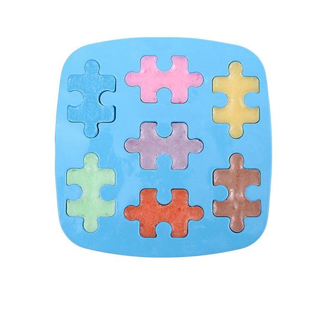 Silikonová forma ve tvaru puzzlíků 1