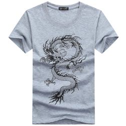 Tricouri pentru bărbați cu dragon chinezesc - 4 culori