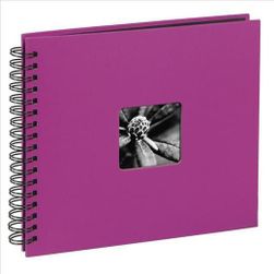 Fotoalbum FINE ART 28x24 cm, 50 stran, pink, spirálové, lepicí VO_54710411
