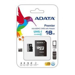 MicroSDHC Premier 16GB Class10 UHS карта памет - I + адаптер VO_2801036