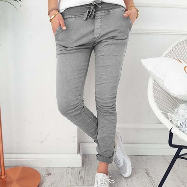 Udobne Zenske Pantalone Sa Visokim Strukom Shipgratis Rs