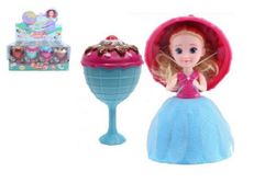 Lalka / Lody / Cupcake - plastikowy kubek do lodów 16cm pachnący 12 rodzajów w pudełku RM_23401098