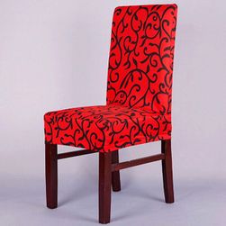 Pokrycie na krzesło z eleganckim wzorem