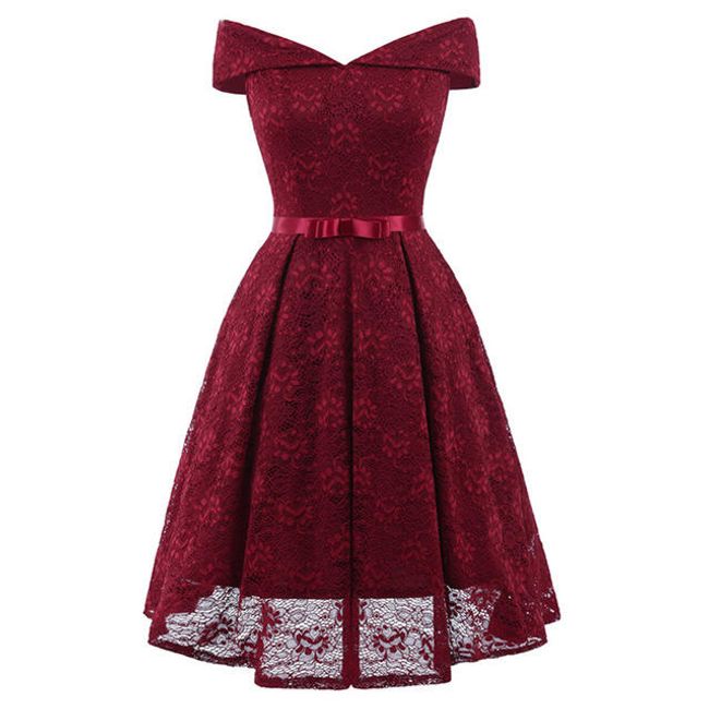 Rochie Elegantă In Stilul Anilor 50 5 Culori Shipgratis Ro