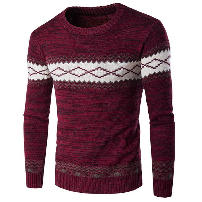 Мъжки пуловер - 3 цвята 1