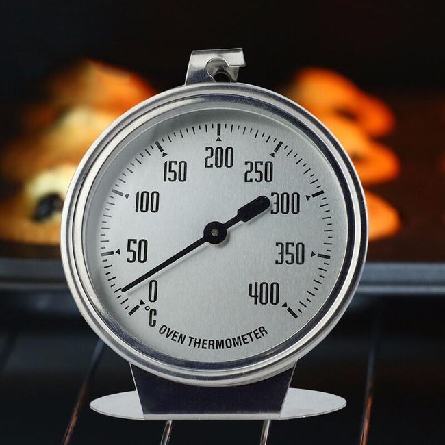 Kuhinjski termometer za pečico iz nerjavečega jekla - 0-400 ° C 1