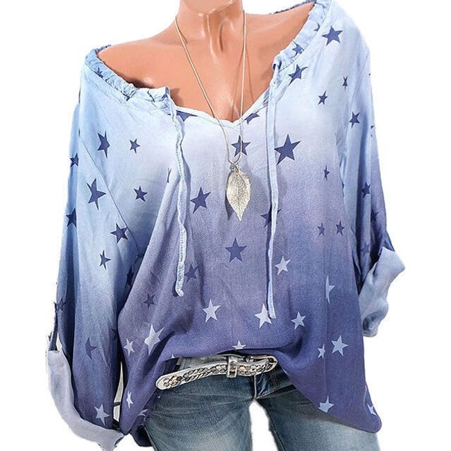 Ženska majica z zvezdicami - več barv 1