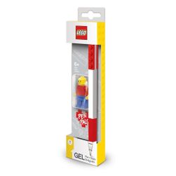 LEGO gélové pero s minifigúrkou, červené - 1 ks PD_1690910