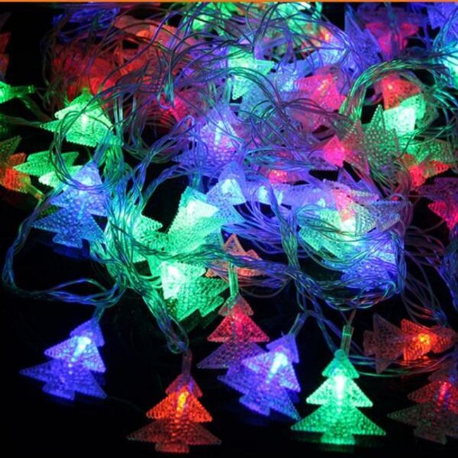 Lanț luminos cu LED-uri cu copaci 1
