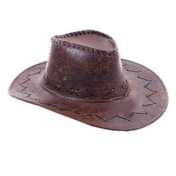 Brązowy kapelusz kowbojski dla dzieci RZ_190023