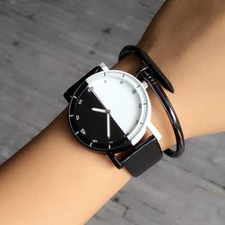 Dvoubarevné náramkové hodinky