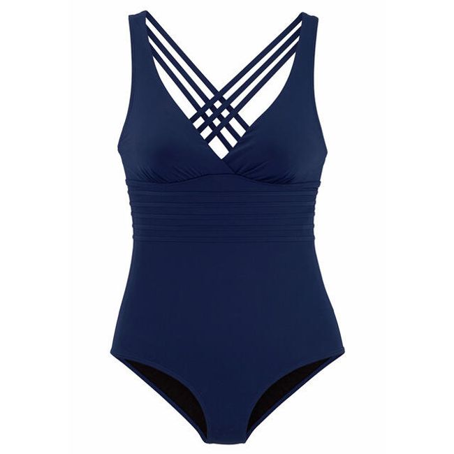 Jednodílné plavky Naomi - Modrá-velikost č. 4 1