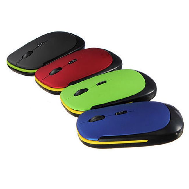 Ультратонка бездротова оптична миша - вибирайте з 4 кольорів 1
